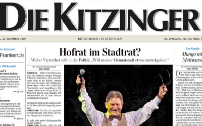 Bericht „Die Kitzingen“, 22. November 2019 von Ralf Dieter